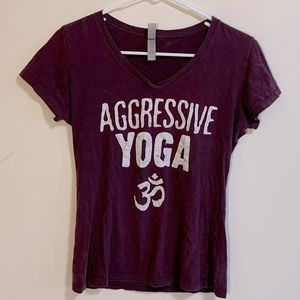 5/$25 Next Level Apparel “Aggressive Yoga” J.P Sears T-Shirt